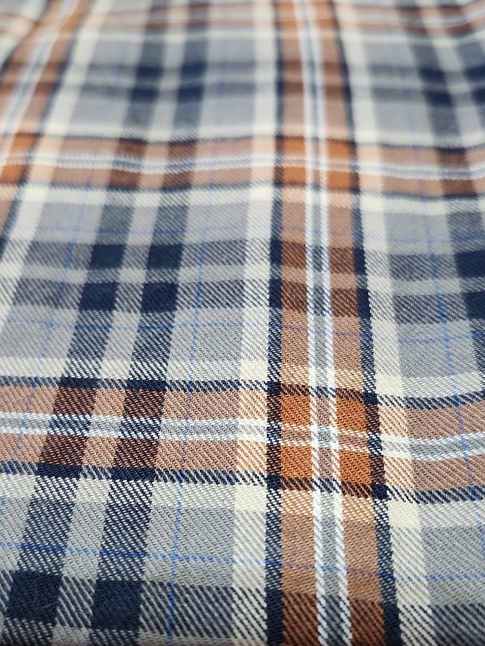 VINTAGE CALVIN KLEIN PLAID BUTTON-DOWN LONG-SLEEVE WESTERN SHIRT - Picture 12 of 14
